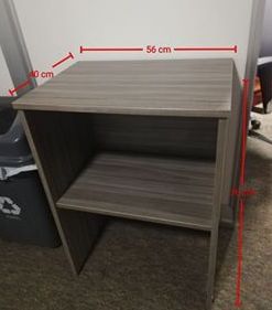[MIA-H] Mueble Impresora Abierto Humo